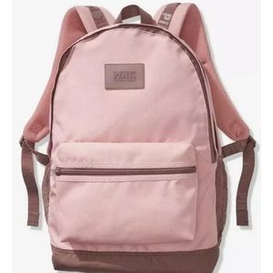 NEW VS PINK CAMPUS BACKPACK BOOKBAG DUSTY ROSE